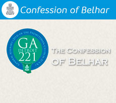 The Confession of Belhar with GA221 seal